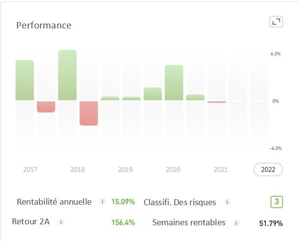 Copy Trading : la performance annuelle sur eToro