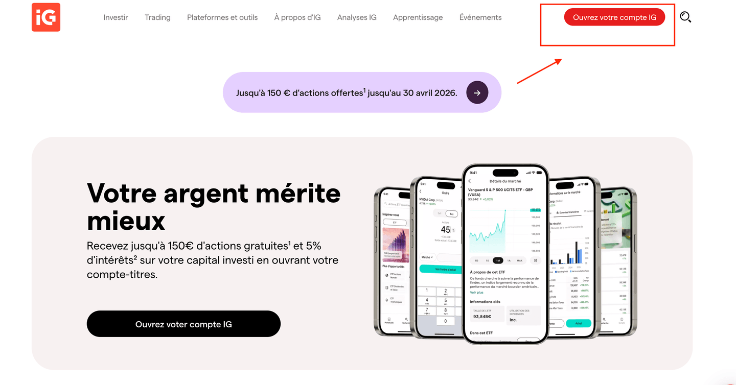 acheter des actions Inditex avec IG