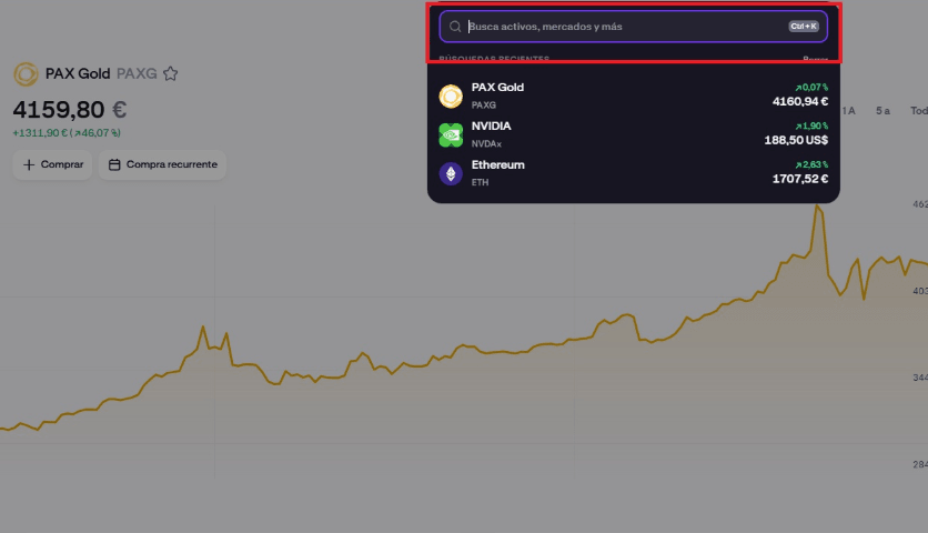  token or sur Kraken