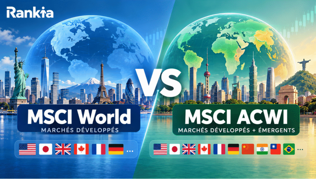 MSCI World vs MSCI ACWI : comparaison des marchés développés et émergents