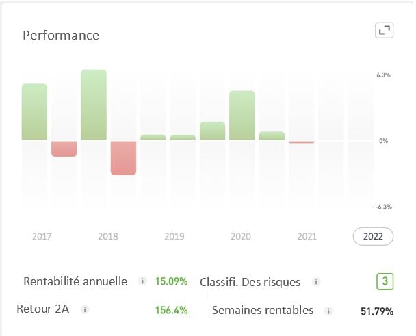 Copy Trading : la performance annuelle sur eToro