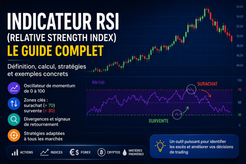 L'indice de force relative ou RSI en trading