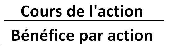 Comment calculer le PER-Price-Earnings Ratio (P-E Ratio) Formule PER
