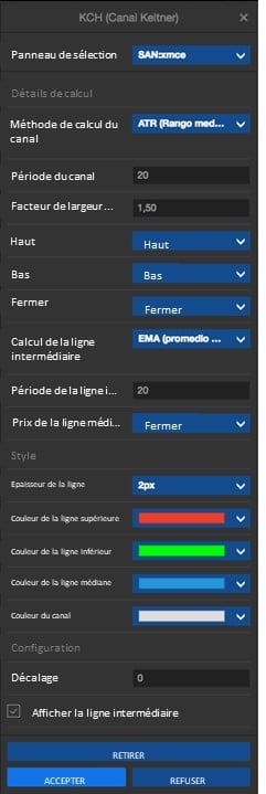 Etape 3 : vérification de la configuration de l'indicateur