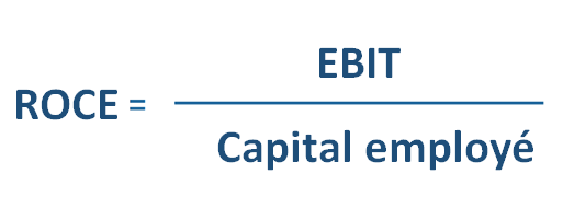 Ratios de Rentabilité du capital employé - formule du ROCE