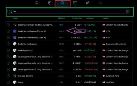 investissement fractionné Berkashire Hathaway