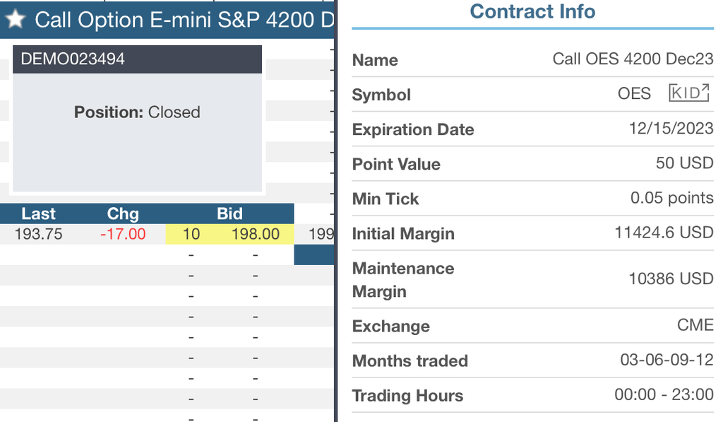 E-Mini SP 500 : propriétés du contrat
