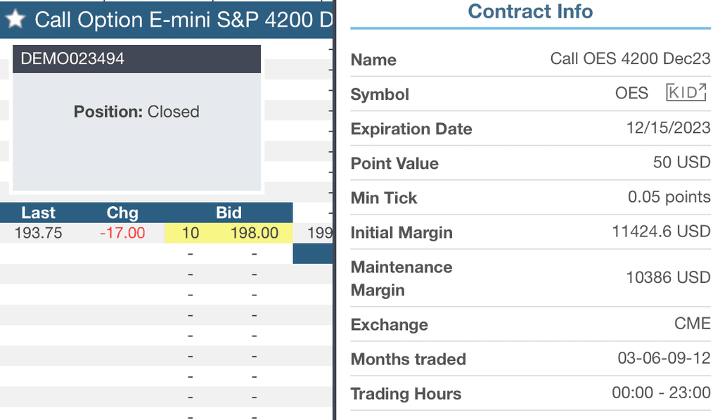 E-Mini SP 500 : propriétés du contrat