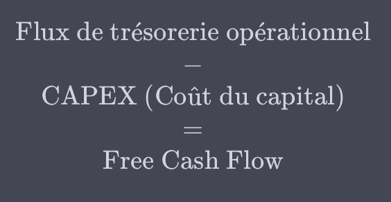 Free cash-flow formule