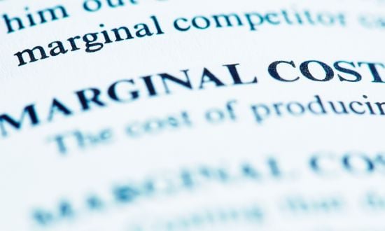 Cout marginal definition