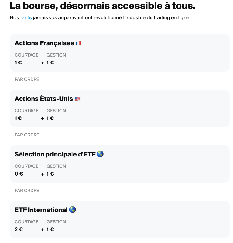 Commision chez Degiro - Un courtier sans commission ni spread?