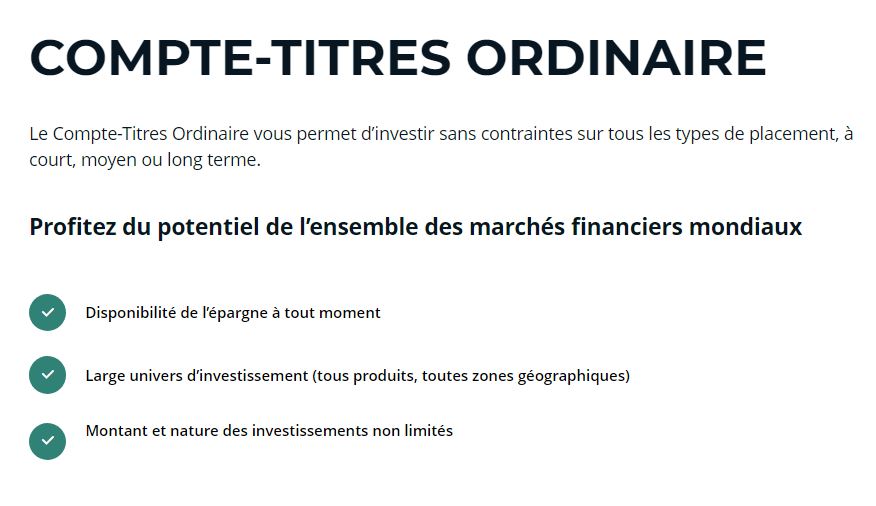 Compte-Titres Crédit Agricole