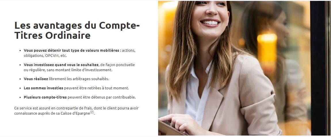 Avis PEA et Compte-Titres Caisse d'Épargne