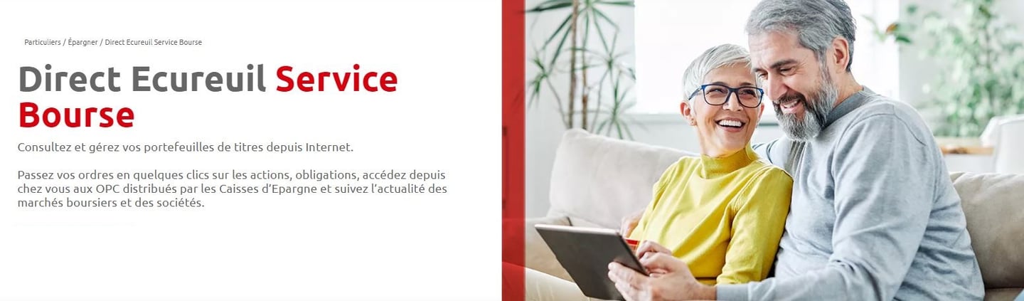 Direct Ecureuil Service Bourse - Caisse d’Épargne - Avis PEA et Compte-Titres