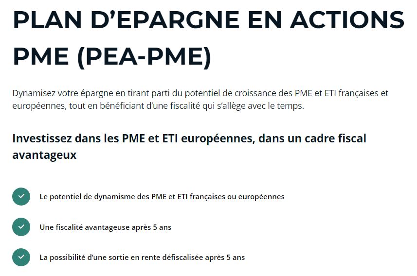PEA PME Crédit Agricole