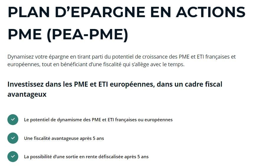 PEA PME Crédit Agricole