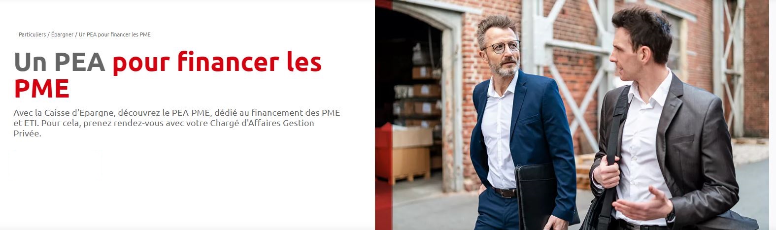 Avis PEA-PME Caisse d'Épargne