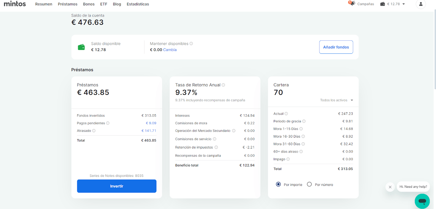 Investir avec Mintos