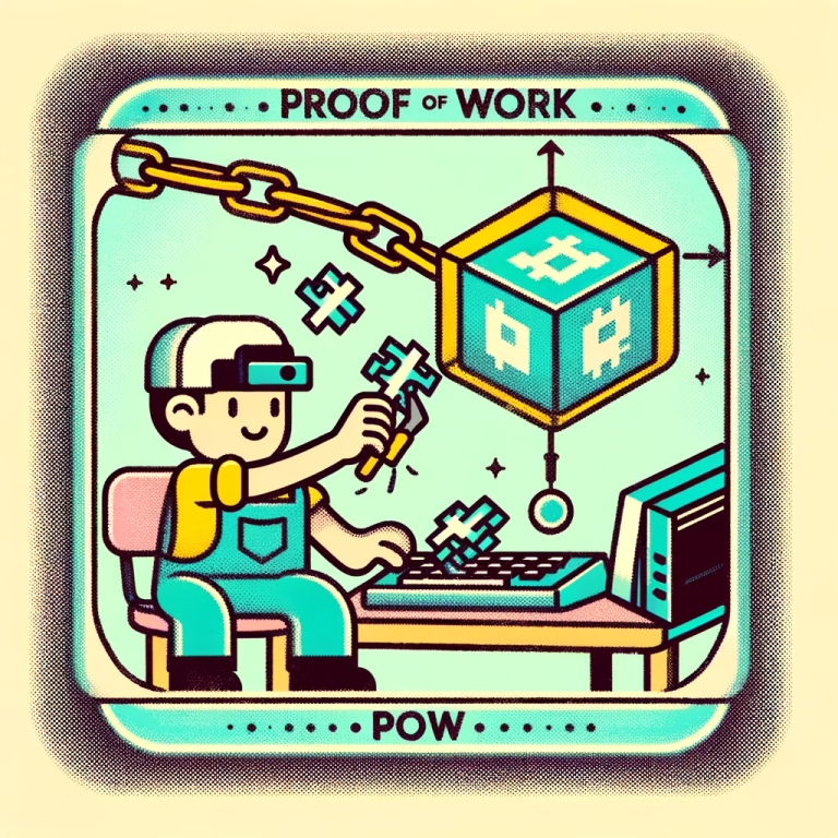 Proof of work blockchain