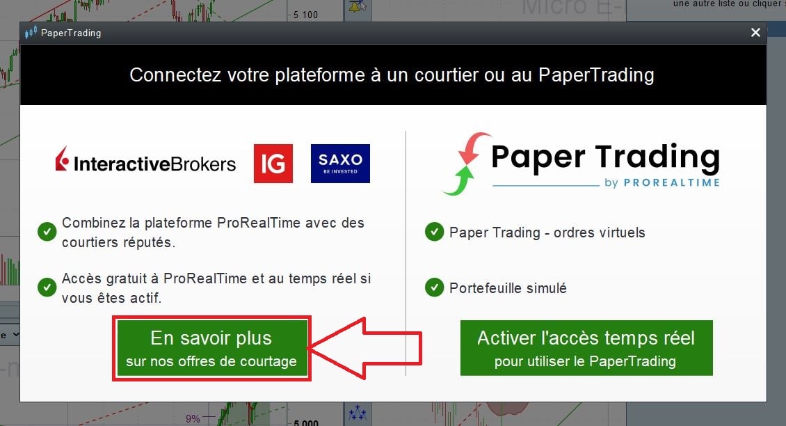 Meilleurs brokers ProRealTime