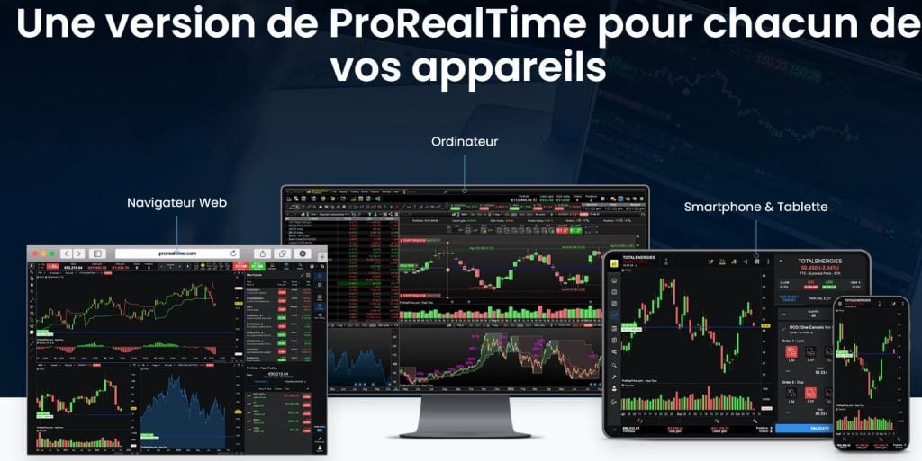 Plateformes et applications PRT - Meilleurs courtiers ProRealTime
