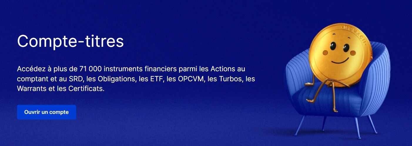 Compte titres Saxo Banque