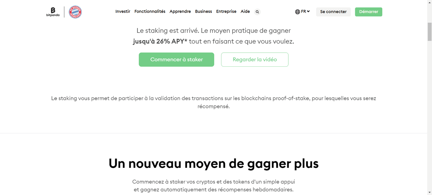Bitpanda staking
