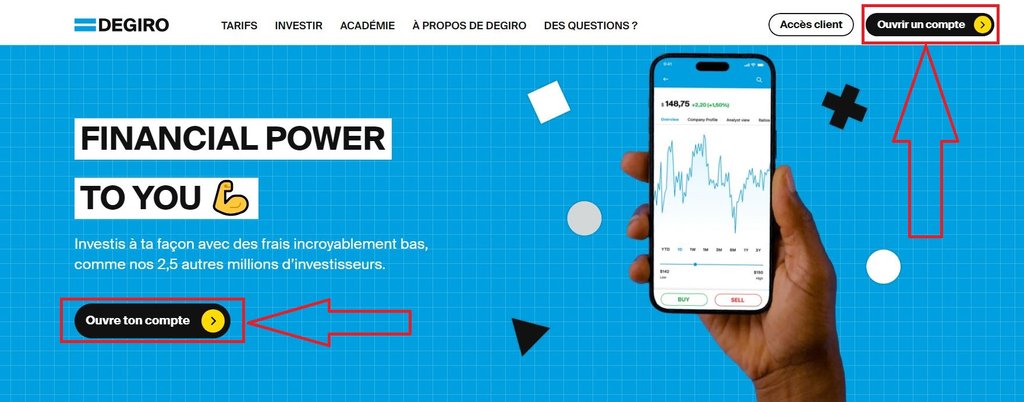 1. Créer un compte sur DEGIRO - Comment acheter des actions