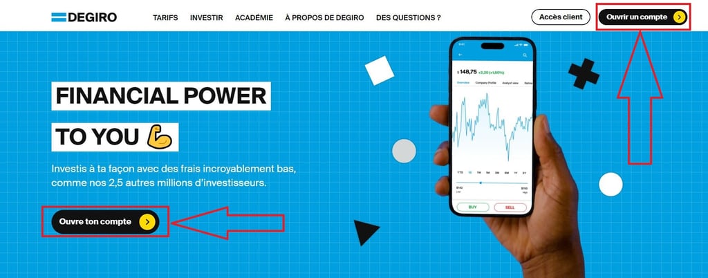 1. Créer un compte sur DEGIRO - Comment acheter des actions