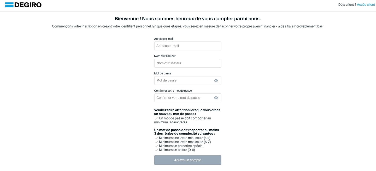 Investir dans l'Oréal avec degiro