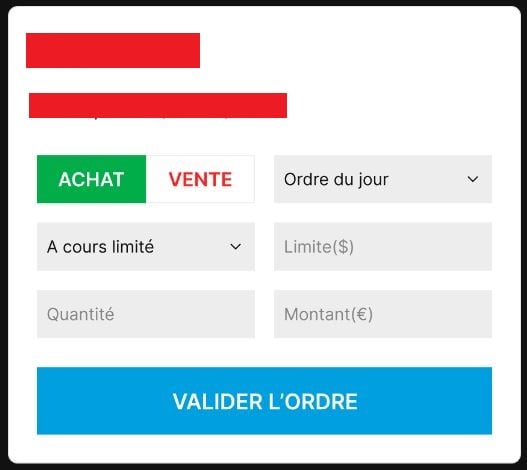 4. DEGIRO - Valider l'ordre