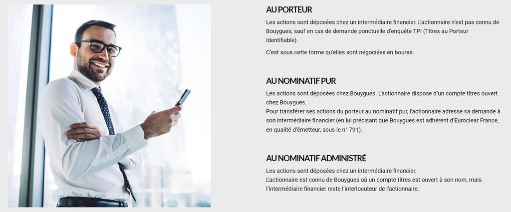 Où acheter des actions Bouygues