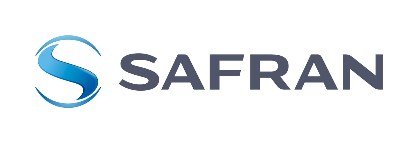 Safran - Logo blanc - Comment acheter des actions Safran