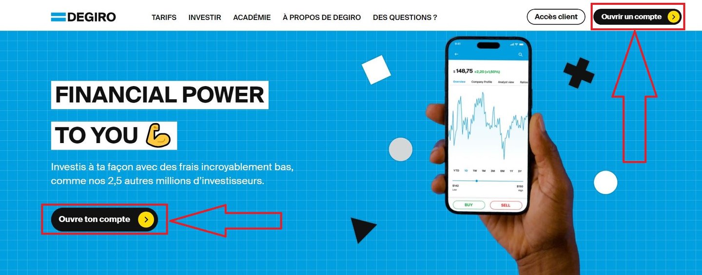 1. Créer un compte sur DEGIRO - Comment acheter des actions Nvidia