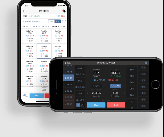 plateforme mobile Interactive brokers