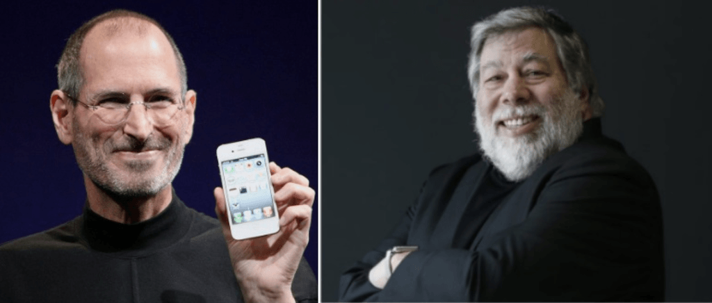investir dans apple ? - Steve Jobs et Steve Wozniak, fondateurs d'Apple