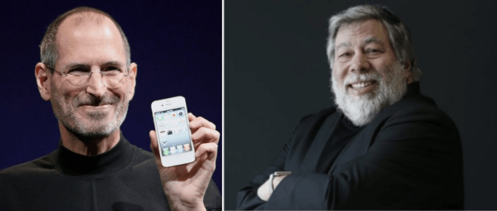investir dans apple ? - Steve Jobs et Steve Wozniak, fondateurs d'Apple