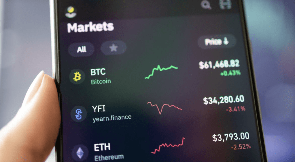 application crypto monnaie