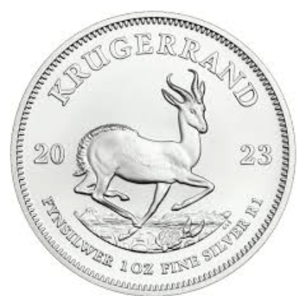 piece or - Krugerrand : pièce d'argent sud-africaine