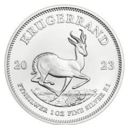 piece or - Krugerrand : pièce d'argent sud-africaine