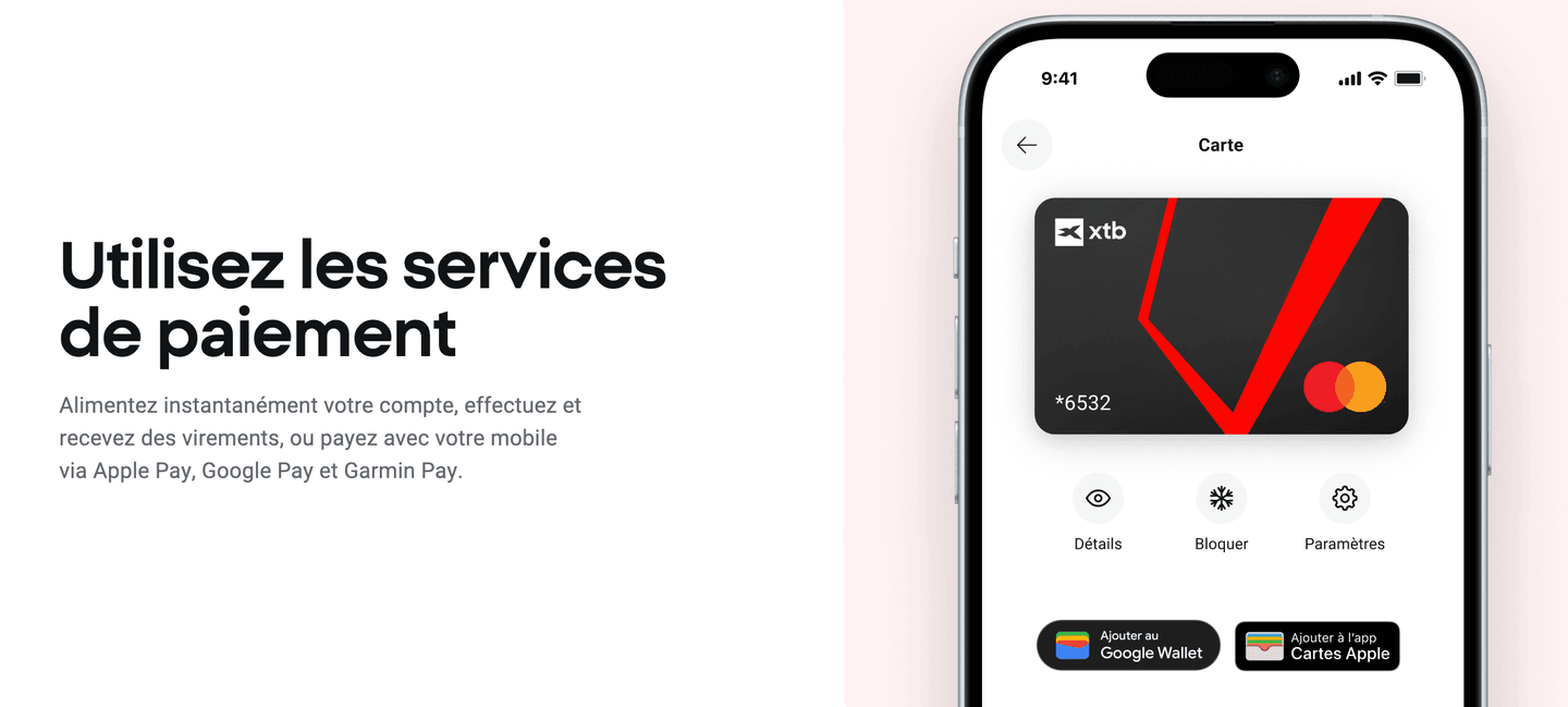 XTB l’eWallet avis