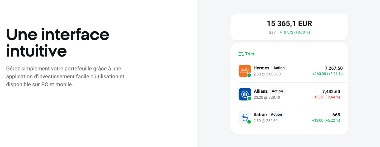 Interface xStation 5 : gestion du PEA XTB sur ordinateur