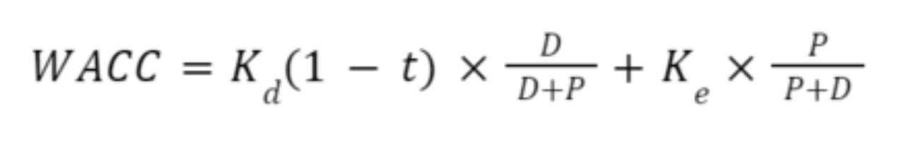 wacc formule