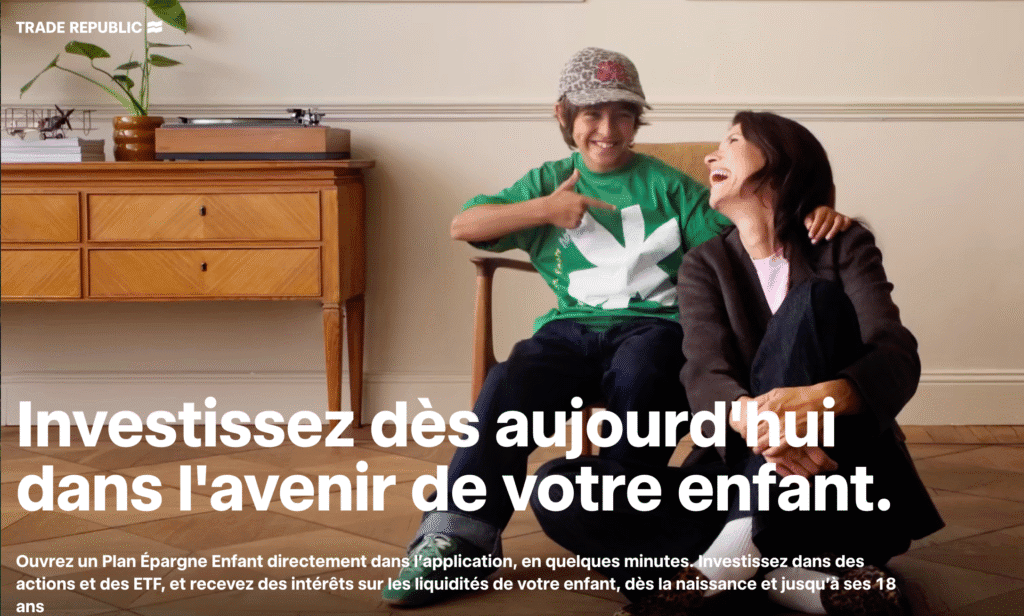 Trade Republic compte enfant