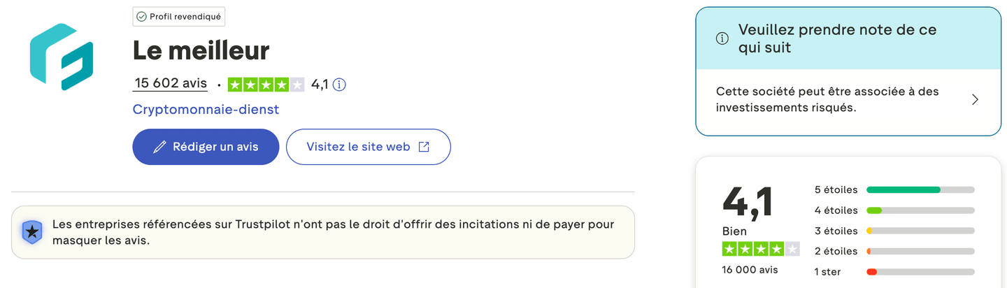 Avis clients Finst