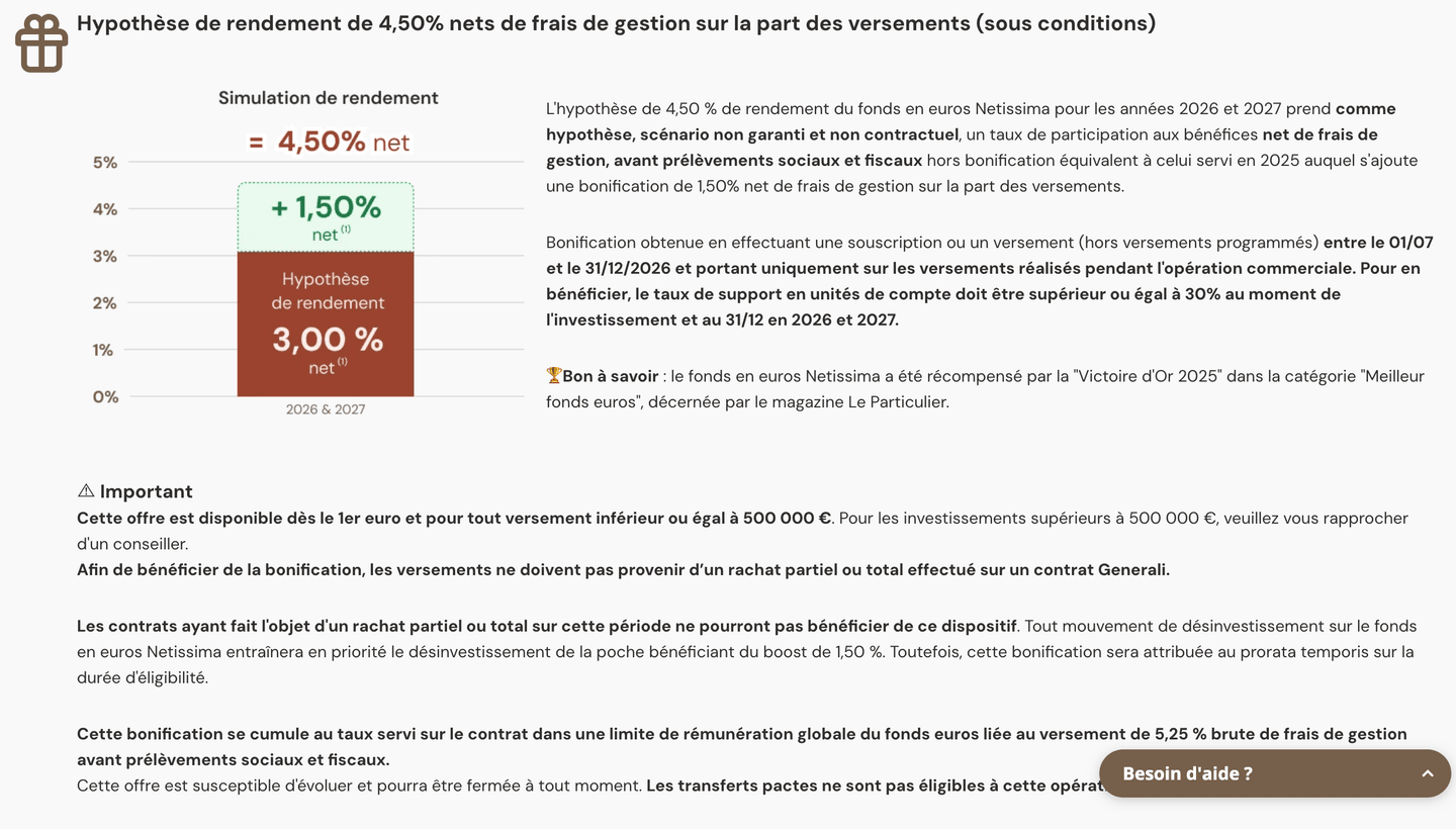 Performance contrat Meilleurtaux Allocation Vie