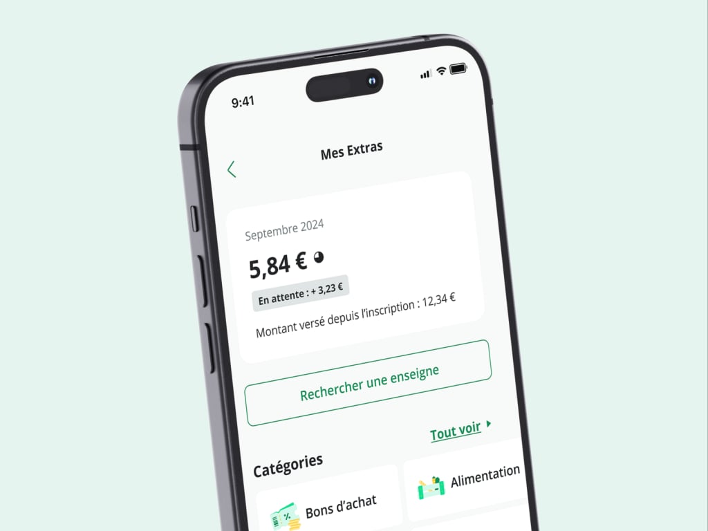Activez et suivez votre cashback directement depuis l’app BNP Paribas