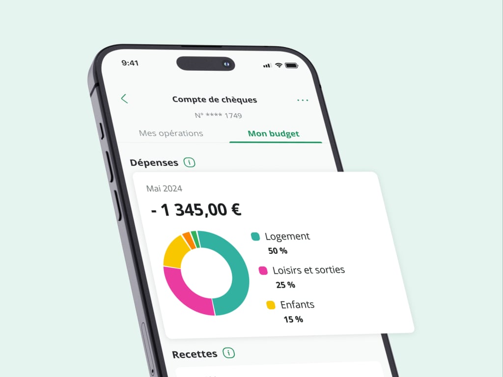 Tout votre budget pour mieux gérer vos comptes de BNP Paribas