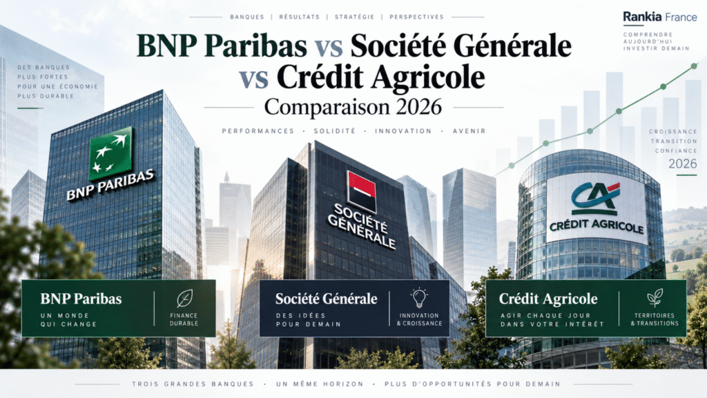 BNP Paribas vs Société Générale vs Crédit Agricole en 2026