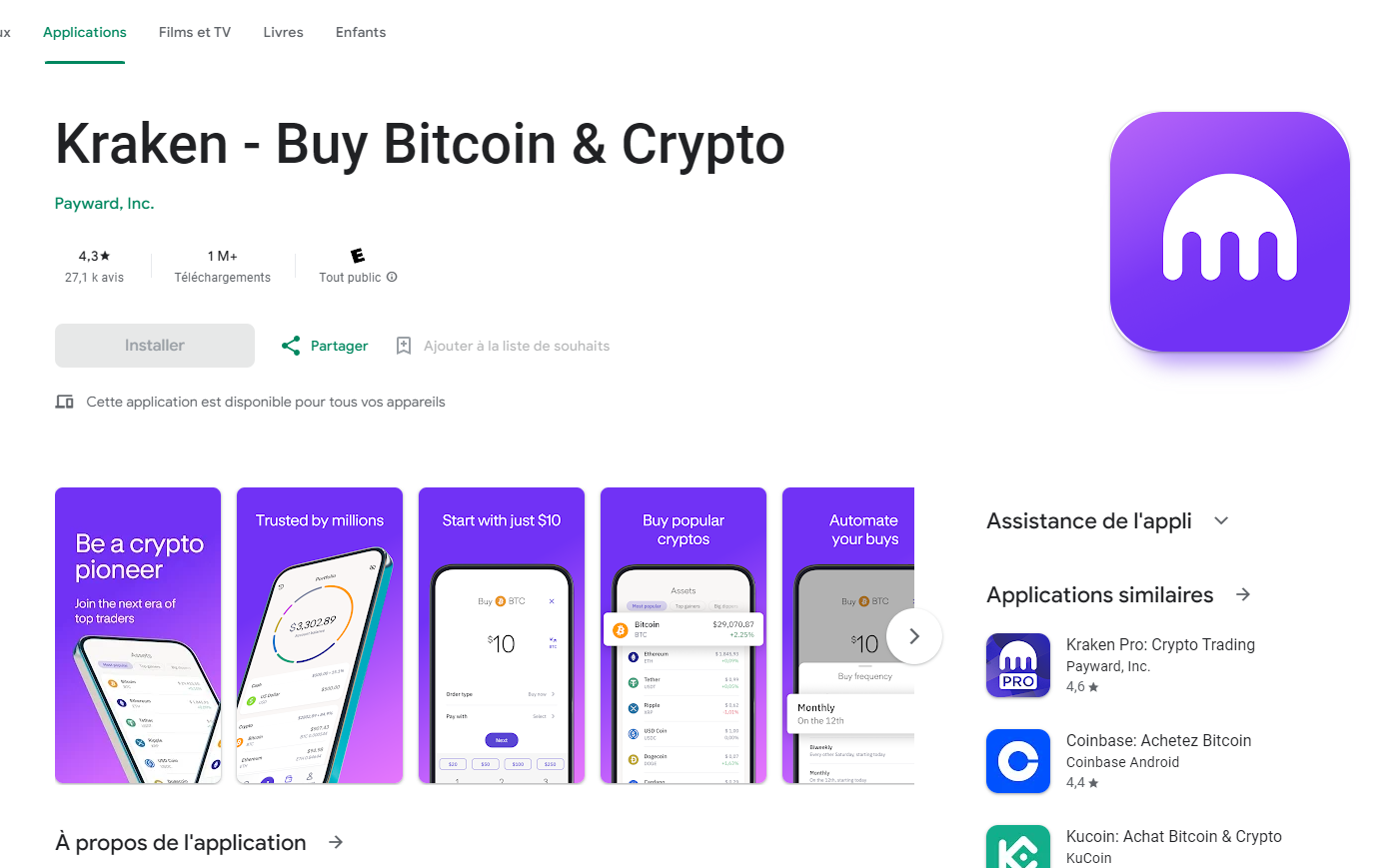 Avis Kraken : cryptos, frais et sécurité 2026 | Rankia